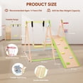 thumbnail image 6 of Indoor Baby Climbing Toys, Playground Jungle Gym Montessori Waldorf Style Wooden Toddlers Climber Playset for Children Kids, 6 of 7