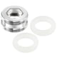 thumbnail image 1 of Adaptador de aireador de grifo cromado macho M22*1.0 a macho M22*1.0, plateado, 1 of 4