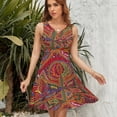 thumbnail image 7 of Mola De Panama Flower Dress Summer Street Style Dresses Female Sleeveless Printed Sundress, 7 of 7
