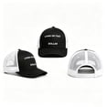 thumbnail image 4 of Gorra trucker unisex ajustable de malla trasera con bordado, sombrero casual para el sol, poliéster ligero, multicolor, talla única para la mayoría., 4 of 6
