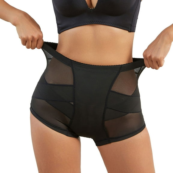 biudgviw Slip Shorts for Women Butt Lifting Under Dress Butt Pads Shapewear Skinny Boyshorts Seamless Stretch Underwear