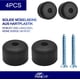 thumbnail image 2 of Paquete de 4 patas de sofá redondas negras, 50 mm de diámetro x 30 mm de alto, adecuadas para gabinetes y muebles con 4 tornillos., 2 of 5