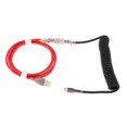 thumbnail image 1 of Cable en Alambre Escalable USB TPU Metal 5V 4A Conector para Mecánico Auricular de Computadora rojo shamjiam Alambre de cable en espiral, 1 of 4