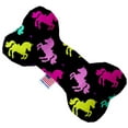 thumbnail image 6 of Mirage Pet Pretty Pink Unicorns 8 inch Bone Dog Toy, 6 of 10