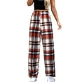 thumbnail image 1 of Fgnfyis Women‘S Print Warm Casual Comfort Loose Long Pants and Women Pajama Pants Soft Cozy Loungewear for Home Orange M, 1 of 9