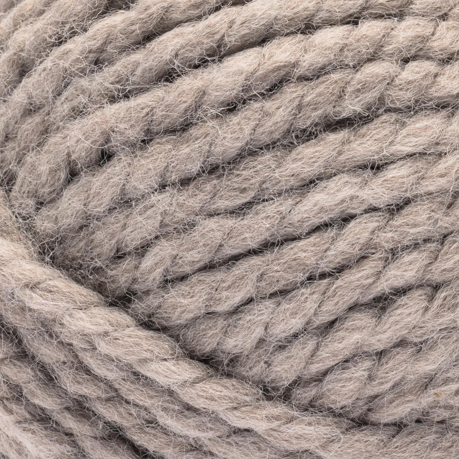 Bernat® Future Recycled Wool™ #6 Super Bulky Blend Yarn, Cloudy Day 6oz/170g 108 Yards (3 Pack)