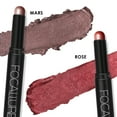 thumbnail image 5 of FOCALLURE (2 Pcs) 2 in 1 Eyeshadow and Eyeliner Pen，Waterproof Eyeshadow Stick, Smoky Blossom, 5 of 8