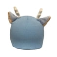 thumbnail image 4 of Funda para casco de esquí, gorro de punto divertido, protector decorativo y suave. Orejas de reno azules, 4 of 8