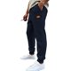 thumbnail image 3 of Ceisia Men Solid Color Corduroy Straight Leg Pants Elastic Waist Drawstring Gift Casual Trousers, 3 of 7