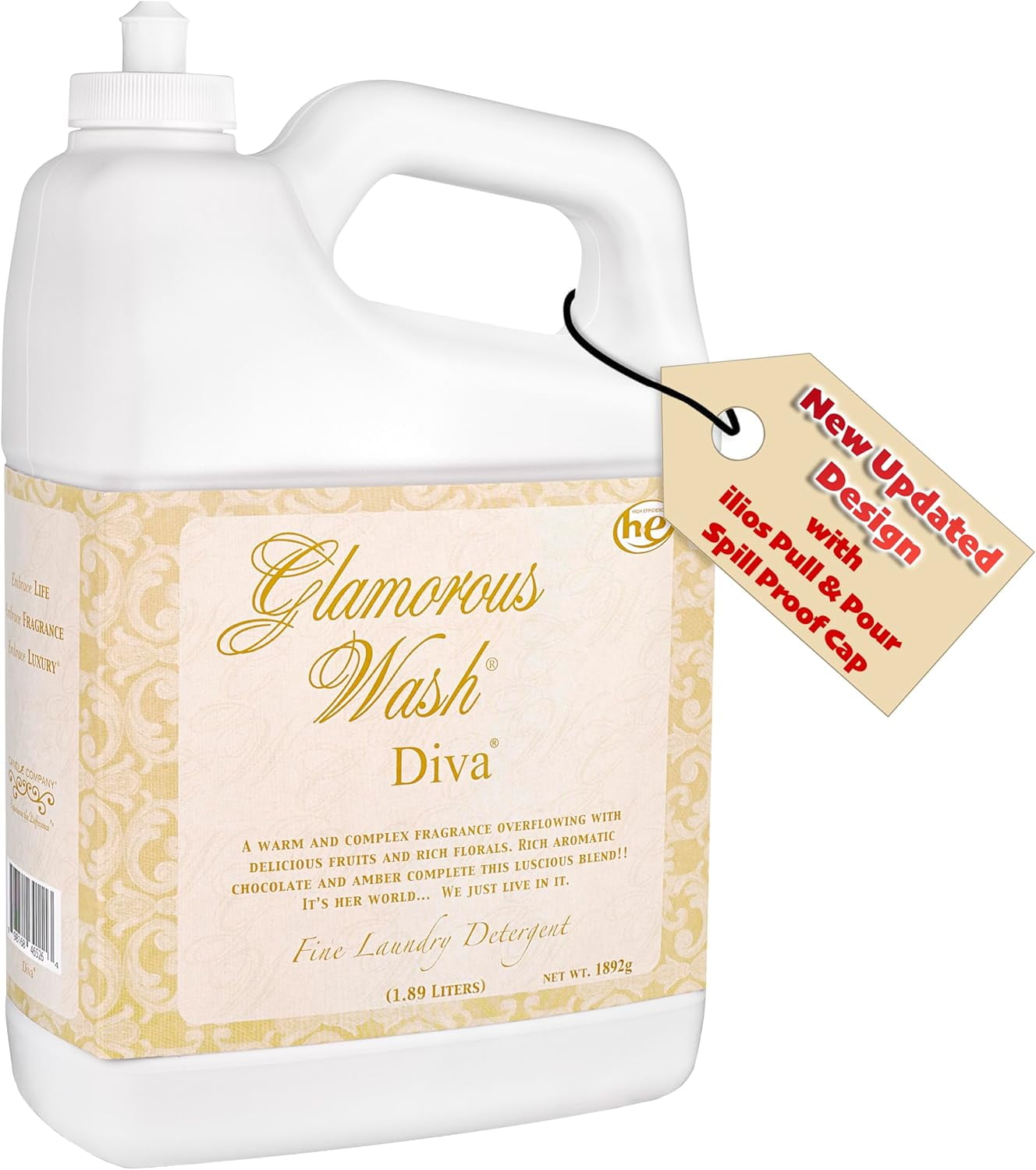 Tyler Candle Diva Glamorous Wash Liquid Laundry Detergent