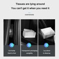 thumbnail image 4 of Tgbvmt Car Mounted Tissue Box Leather Tissue Holder for Car Interior Accessories Stylish Convenient and Space-Saving Car Seat Back Tissue Bag with Elastic Strap for Easy Installation, 4 of 6