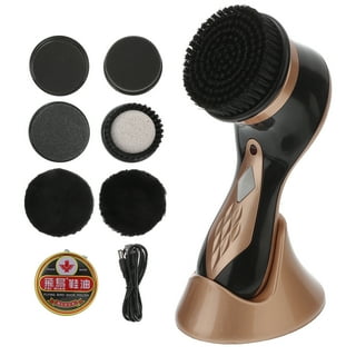 QINERSAW Shoe Polish Machine,Electric Shoe Brush Automatic Sensor Electric  Shoes Polish and Shine Machine Electric Shoe Polishers Brush Shoe Shine Kit