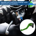 thumbnail image 3 of Palancas de freno y embrague cortas para Kawasaki Z750 2007-2012, palanca de freno ajustable en 6 posiciones, aleación de aluminio, verde sólido, 1 par, 3 of 6