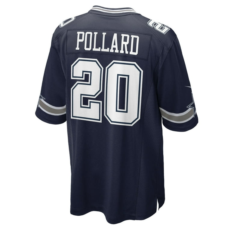 Men's Nike Tony Pollard Navy Dallas Cowboys Game Player Jersey 