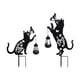 thumbnail image 2 of Lámpara Solar de gato para jardín, farol Solar, decoración de camino de porche, patio, , lámpara de balcón, estatuilla de gato con linter, 2 of 9