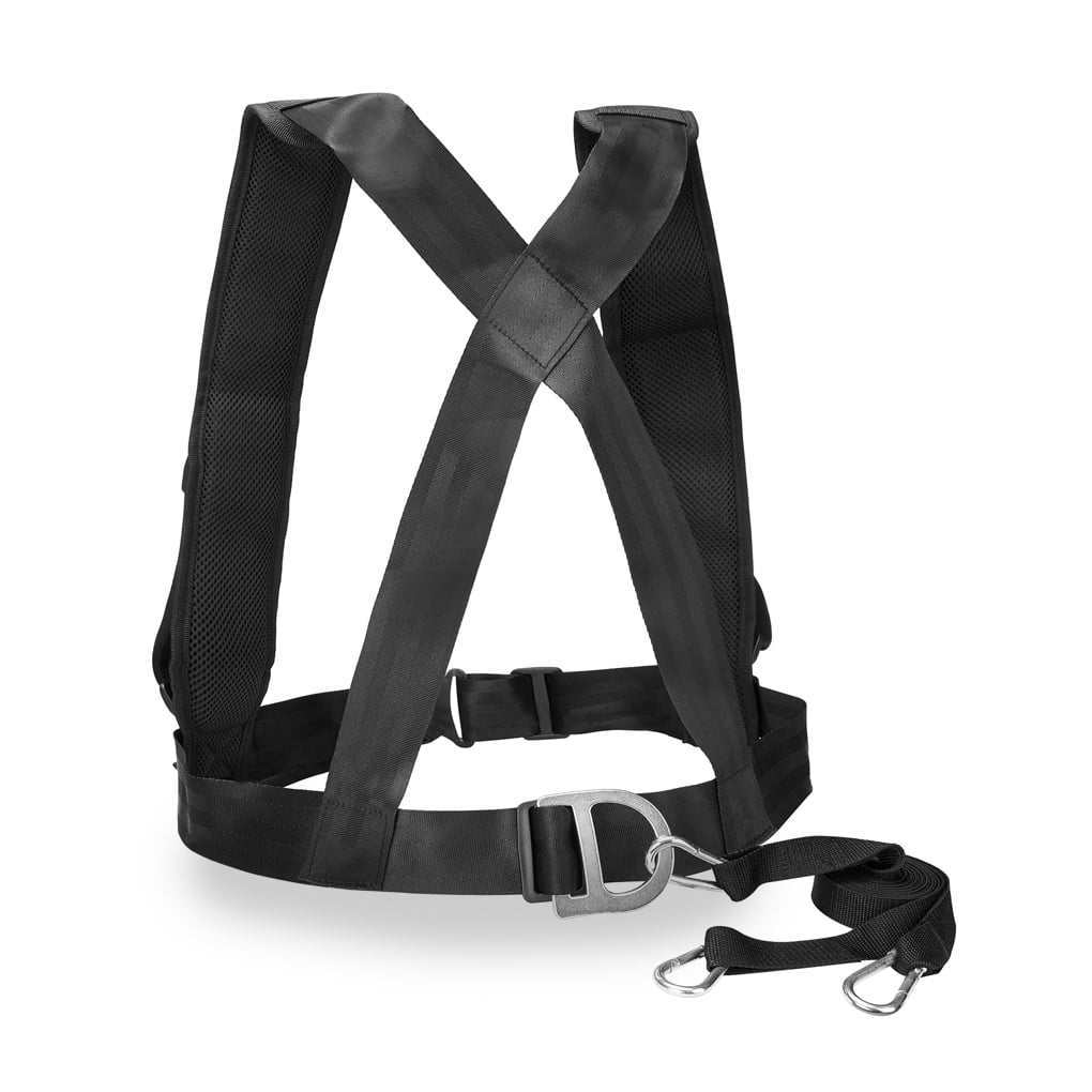 Nylon Sled Harness with Shoulder Straps Chest Vest Belt Fitness Trainer