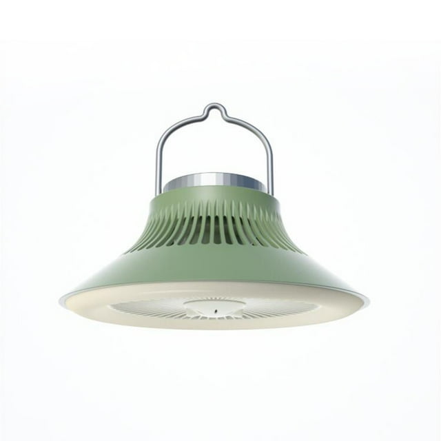 TopLLC Ventilateur de Camping 2 en 1 avec Lanterne LED, Ventilateur de Plafond Portable avec Crochet Suspendu, Lampe LED Réglable à 3 Vitesses & Diffuseur de Parfum Rechargeable USB 3 Vitesses Flux d'Air Puissant Ventilateur de Refroidissement pour Tente Extérieur