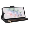 thumbnail image 3 of Case for Google Pixel 7 5G Leather Magnetic Handbag Zipper Pocket Cover Wrist Strap, 3 of 5