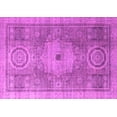 thumbnail image 1 of Ahgly Company Indoor Rectangle Abstract Pink Modern Area Rugs, 4' x 6', 1 of 4