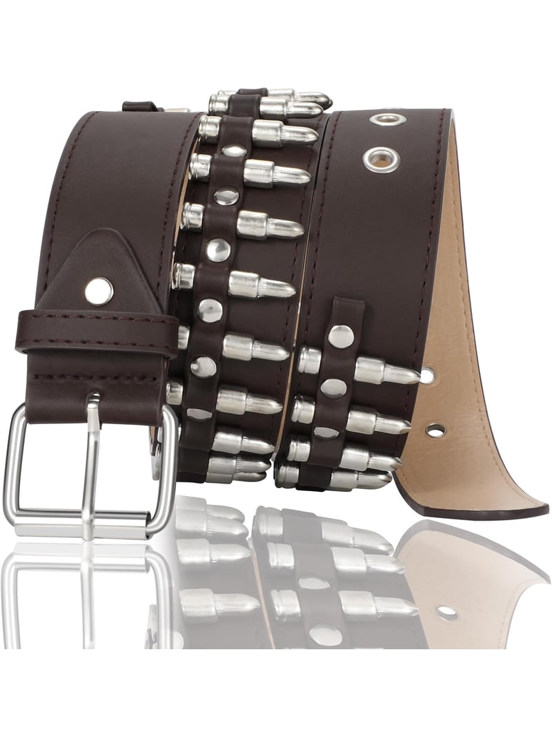 Studded Belt Goth Belt for Women and Men Metal Punk Belt  display picture 1