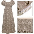 thumbnail image 3 of Regency Dresses for Women Luxurious Pearl Puff Victorian Dress, 3 of 6