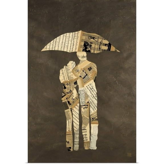 Great BIG Canvas | "Rain Walk" Art Print - 24x36