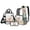 Beige-Koala Rainbow Polka Dot, variant on Kuiaobaty Cute Cat Print Clear Backpack Set for Girls Boys Bone Paw Print Clear Backpack with Lunch Bag Large Transparent Bookbag and Pencil Case Set for School Daily Use