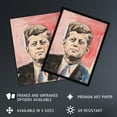 thumbnail image 2 of Artery8 John Kennedy JFK USA President Watercolour Man Cave Unframed Wall Art Print Poster Home Decor Premium, 2 of 3