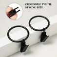 thumbnail image 4 of ZYLER- 50 Pcs Curtain Shower Ring Clip Rings Clips Metal Drapery Decorative, 4 of 6