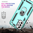 thumbnail image 3 of LeYi for Galaxy A23 5G Phone Case, Samsung Galaxy A23 5G Case with [2 Pack] Tempered Glass Screen Protectors, Heavy Duty Protective Phone Case with Magnetic Ring Stand for Samsung A23 5G, Mint, 3 of 5