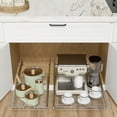 thumbnail image 4 of OCG Pull Out Cabinet Organizer (18" W x 21" D x 3.7" H) in Kitchen Bathroom Pantry, 4 of 7
