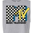 thumbnail image 3 of MTV - Checker Logo - Juniors Cropped Tee, 3 of 5