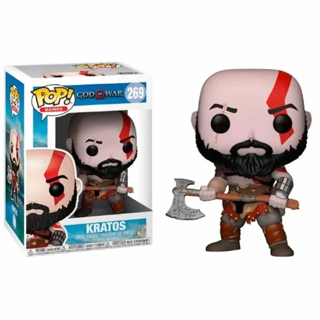 2025 FUNKO POP God Of War Series KRATOS #154 #269 #25 Figura de acción Colección Modelo Juguetes para niños Regalos de cumpleaños