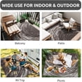 thumbnail image 4 of Tapis d'Extérieur x Pi Tapis d'Extérieur Tapis de Patio Mode Réversible Tapis d'Extérieur en Paille Plastique Tapis de Camping pour Patio Camping VR Pique-Nique Cour Terrasse Balcon Tapis de Plage &, 4 of 7