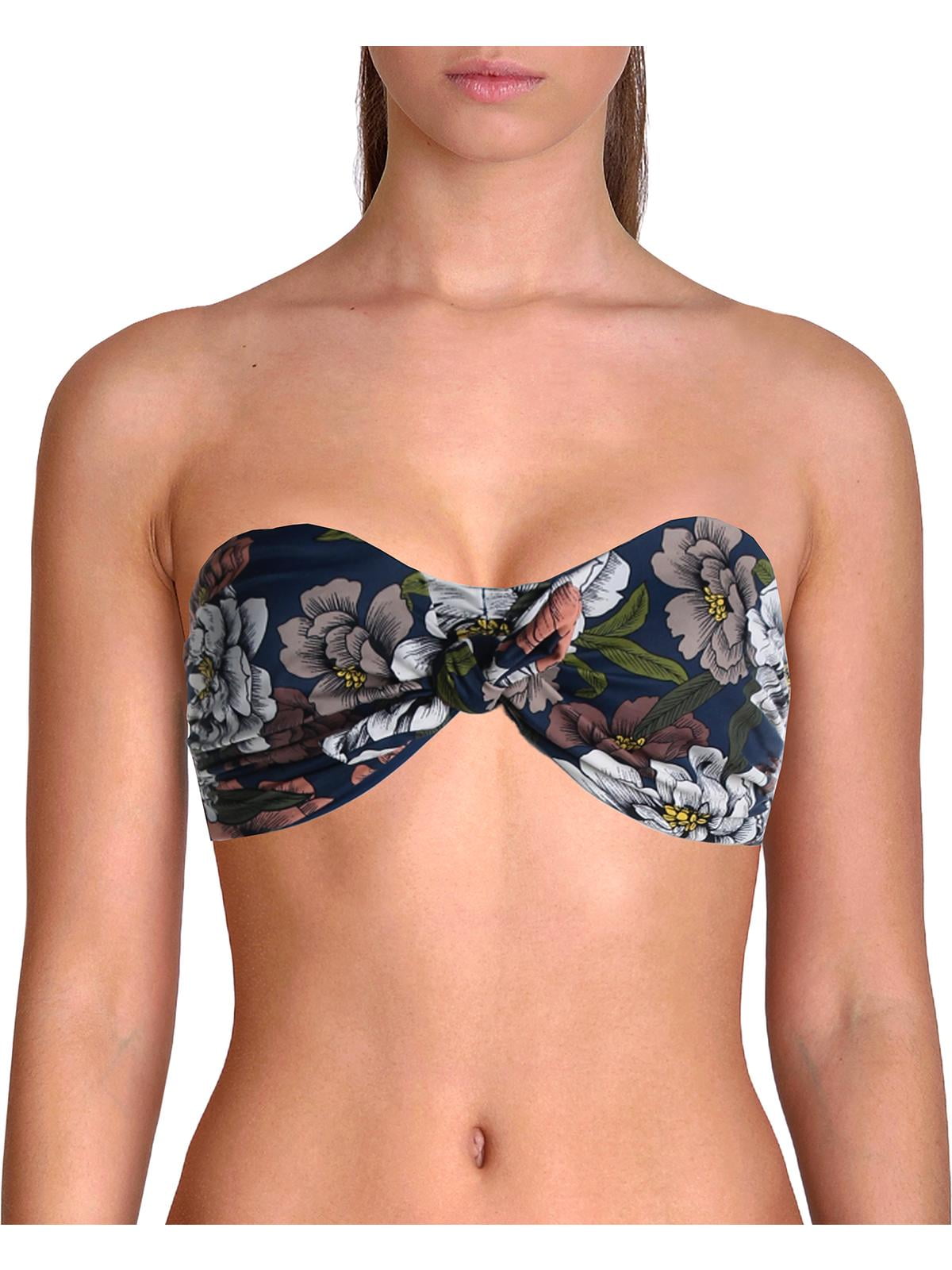 strapless bandeau bikini top