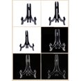 thumbnail image 4 of YAOMOBB Foldable Storage Organizer Adjustable Lightweight Plate Display Stand Foldable Ornament Home Decor Picture Accessory Convenient and Portable, 4 of 6