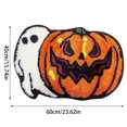 thumbnail image 3 of Under 10 Carpet Halloween Bathroom Rugs Halloween Pumpkin Decorations Bath Mats for Bathroom Farmhouse Orange Rugs for Bathroom Decorations for The Home, 3 of 5