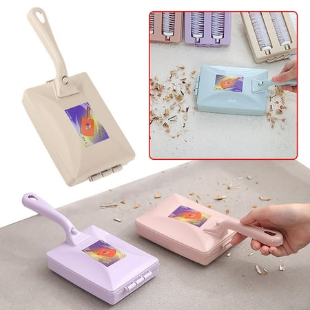 

Ykohkofe Multifunction Household Handheld Double Roller Carpet Brush Crumb Clean Tools