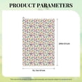 thumbnail image 4 of Kdxio Cute Flower Pattern Golf Towel (24" X 16") with Carabiner Clip - The Convenient Golf Cleaning Towel, 4 of 8