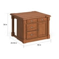 Home Styles Aspen Rustic Cherry Kitchen Island