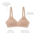 thumbnail image 3 of Bra Warner's Cloud 9 Super Soft Wireless, ligeramente forrado 1269, 3 of 4
