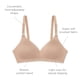 thumbnail image 3 of Bra Warner's Cloud 9 Super Soft Wireless 1269 Rich Black 36B, 3 of 4