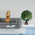 thumbnail image 2 of Majestuosa escultura de león y . Elegante figura artística de animal. Adorno de mesa coleccionable para oficina, hogar, dormitorio, sala de e, 2 of 8