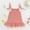 Pink, variant on Fesfesfes Casual Dress for Baby Girls Bandage Solid Sleeveless Round Neck Dresses for Comfortable and Versatile Outfits 3-6 Years(Army Green,3 Years)