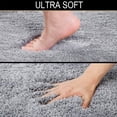 thumbnail image 2 of Alfombra de baño Walensee, antideslizante, absorbente de agua, color gris, 40 x 60 cm, 2 of 9