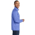 thumbnail image 2 of Sport-Tek ST850 Sport-Wick Stretch 1/2-Zip Pullover, True Royal Heather, S, 2 of 3
