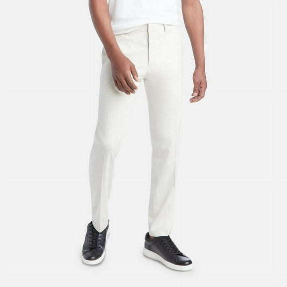 Kenneth Cole Reaction Mens Slim Fit Stretch Dress Pant Black Size 36W x 29L NWT