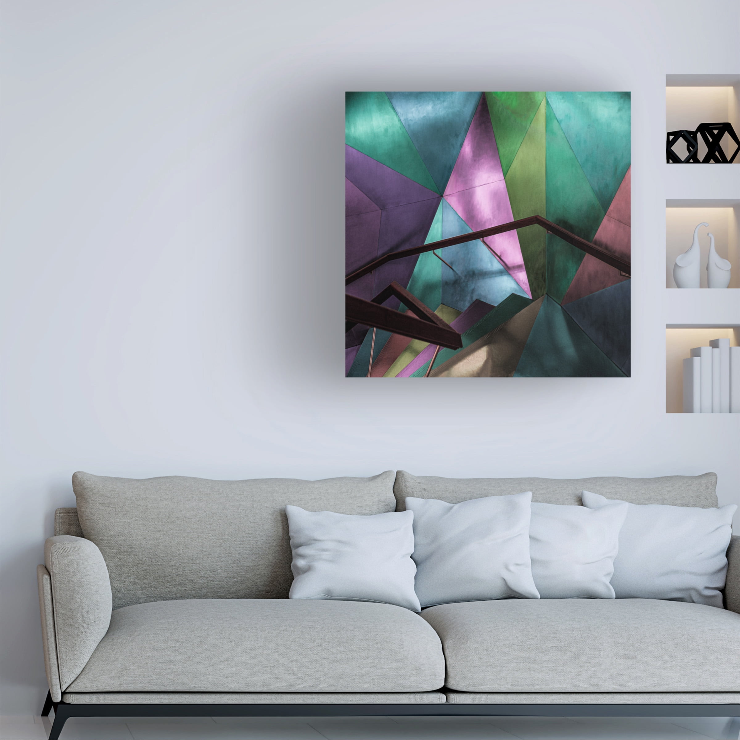 Inge Schuster 'Colorful Abstract' Canvas Art