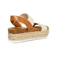 thumbnail image 3 of Steve Madden Women's Jaklin Flat Sandal, Natural Multi, 6, 3 of 3