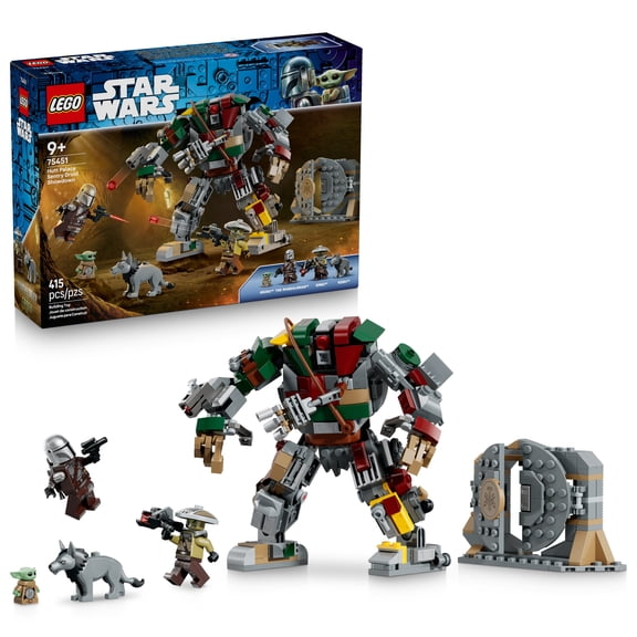 LEGO Star Wars Hutt Palace Sentry Droid Showdown - Building Toy for Boys & Girls, Ages 9 - Includes The Mandalorian & Grogu Minifigures - Star Wars Gifts for Kids - 75451